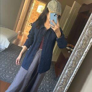 Theory Dark Blue Jean Jacket